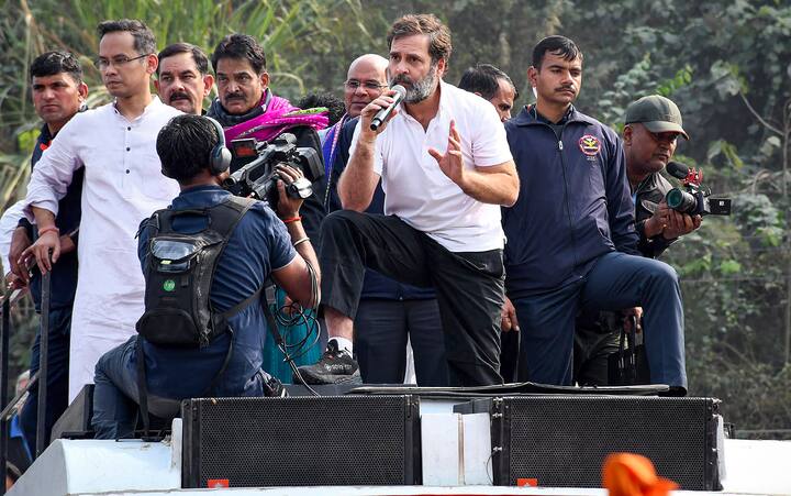 कांग्रेस नेता राहुल गांधी के नेतृत्व में कांग्रेस की 'भारत जोड़ो न्याय यात्रा' मंगलवार (23 जनवरी 2024) को असम में थी, जहां कांग्रेस नेता ने लोगों को संबोधित किया.