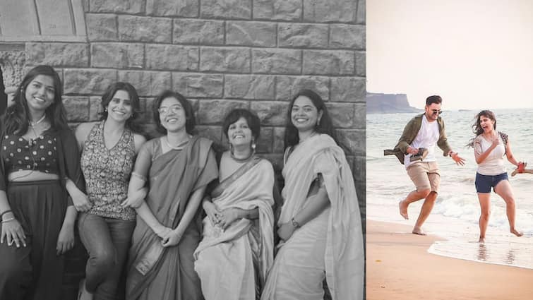 Sridevi Prasanna Sridevi's Girls Power Sai Tamhankar made a big revelation by sharing a special photo Marathi News Sridevi Prasanna : श्रीदेवीची गर्ल्स पॉवर! सई ताम्हणकरने खास फोटो शेअर करत केला मोठा खुलासा