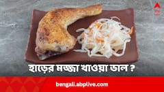 মুরগির হাড় চিবিয়ে মজ্জা খেতে ভাল লাগে ? এতে শরীরের কতটা লাভ