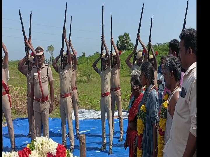 உடல் உறுப்பு தானம் - அரசு மரியாதையுடன் அடக்கம் : அஞ்சலி செய்த ஆட்சியர்