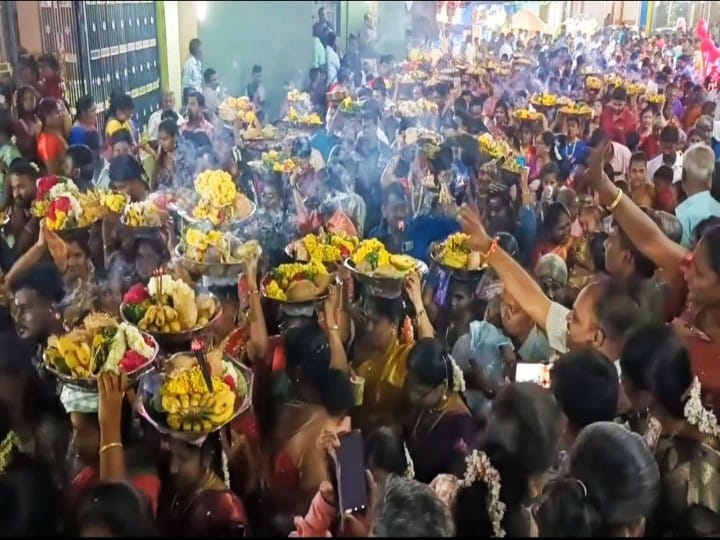 மதுரையில் முனியாண்டி கோயில் பிரியாணி திருவிழா - அண்டா அண்டாவாக  பக்தர்களுக்கு விநியோகம்