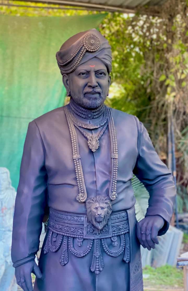 इस मूर्ति को पोस्ट करते हुए अरुण योगीराज ने कहा,
