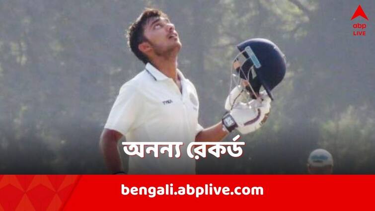 Tanmay Agarwal creates history with terrific triple hundred vs Arunachal Pradesh in Ranji Trophy Ranji Trophy: চোখধাঁধানো ব্যাটিংয়ে দুরন্ত ট্রিপল হান্ড্রেড, প্রথম শ্রেণির ক্রিকেটে তন্ময়ের ইতিহাস