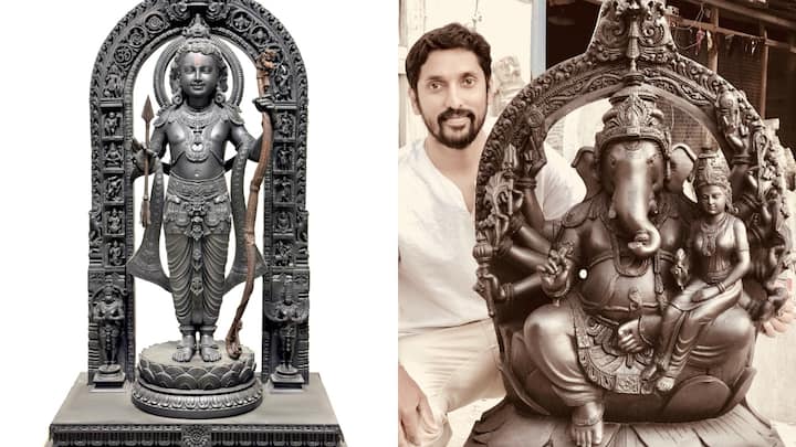 Ramlalla Sculptor Arun Yogiraj: रामलला की मूर्ति बनाने वाले अरुण योगीराज ने अखंड पत्थरों से कई ऐसी मूर्तियां बनाई हैं, जिसे देखकर हर कोई हैरान रह जाता है.