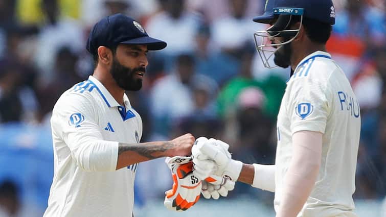 IND vs ENG Indian Team all out on 436 in their first innings and lead by 190 runs Yashasvi Jaiswal KL Rahul and Ravindra Jadeja IND vs ENG: 436 पर सिमटी भारत की पहली पारी, राहुल-जडेजा और जायसवाल चमके; इंग्लैंड के खिलाफ बनाई 190 रनों की बढ़त