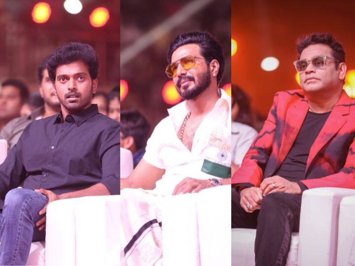 இந்நிகழ்ச்சியில் விஷ்ணு விஷால், விக்ராந்த், ரஜினிகாந்த், ஏ.ஆர்.ரஹ்மான் உள்ளிட்ட படக்குழுவினர் வருகை தந்திருந்தனர்