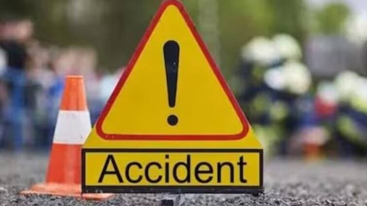 Truck Tramples Bike Rider In A Horrific Road Accident At Jamalpur In Purba Bardhaman Road Accident:বাইক আরোহীকে পিষে দিল ট্রাক, জামালপুরে দুর্ঘটনায় জখম শিশু-সহ ২