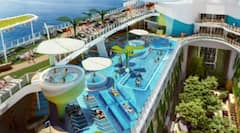 પ્રથમવાર રવાના થયું દુનિયાનું સૌથી મોટું ક્રૂઝ, જેમાં છે 40 રેસ્ટોરન્ટ