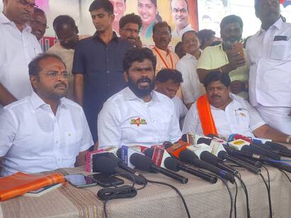 Annamalai said Chief Minister Stalin was afraid of seeing bjp ”ராமர் கோயில் பற்றி ஆன்மிகம் தெரிந்த மாதிரி பேசும் இபிஎஸ்க்கு தெரியாது” - அண்ணாமலை