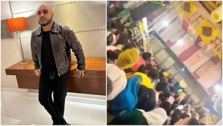 kalkaji temple 1 woman dies as stage collapses during singer b praak jagran in delhi Video: सिंगर B Praak के कार्यक्रम में बेकाबू हुई भीड़, स्टेज टूटने से मचा हड़कंप, 1 महिला की हुई मौत