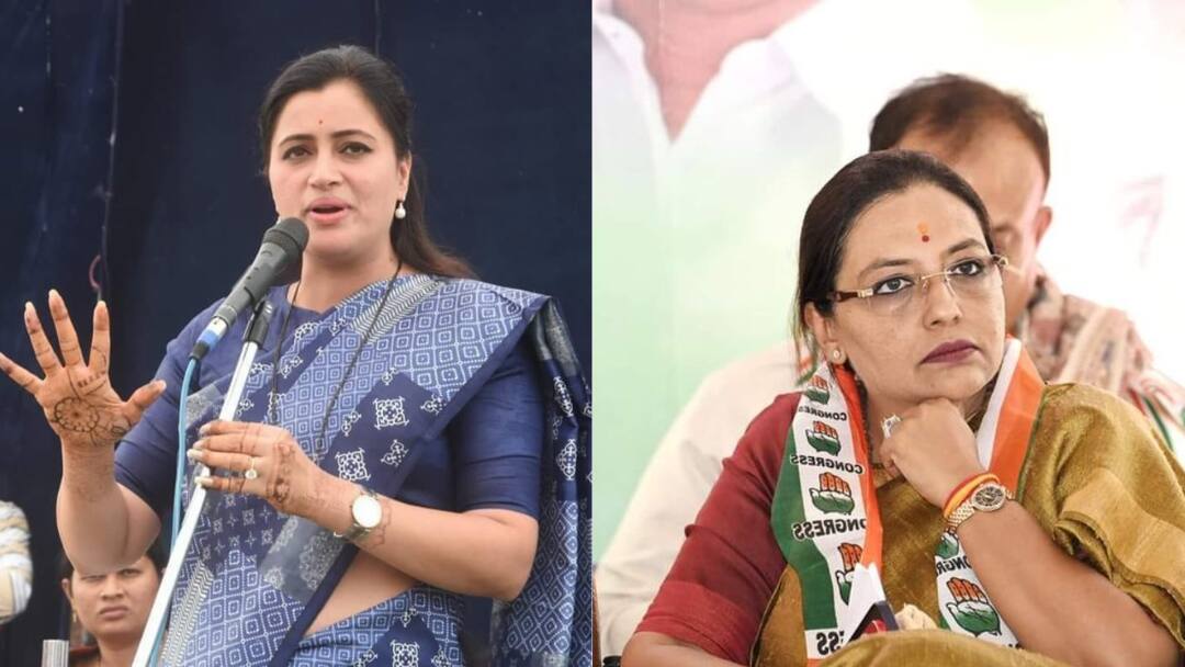 Navneet Rana and Yashomati Thakur disputes Amravati Maharashtra loksabha election 2024 ज्याचं लेकरू त्यांनीच बारसं करावं शेजारच्यांनी नाही, नवनीत राणा यांचा टोला, तर लोकसभेच इलेक्शन आहे म्हणून... यशोमती ठाकूरांचा घणाघात