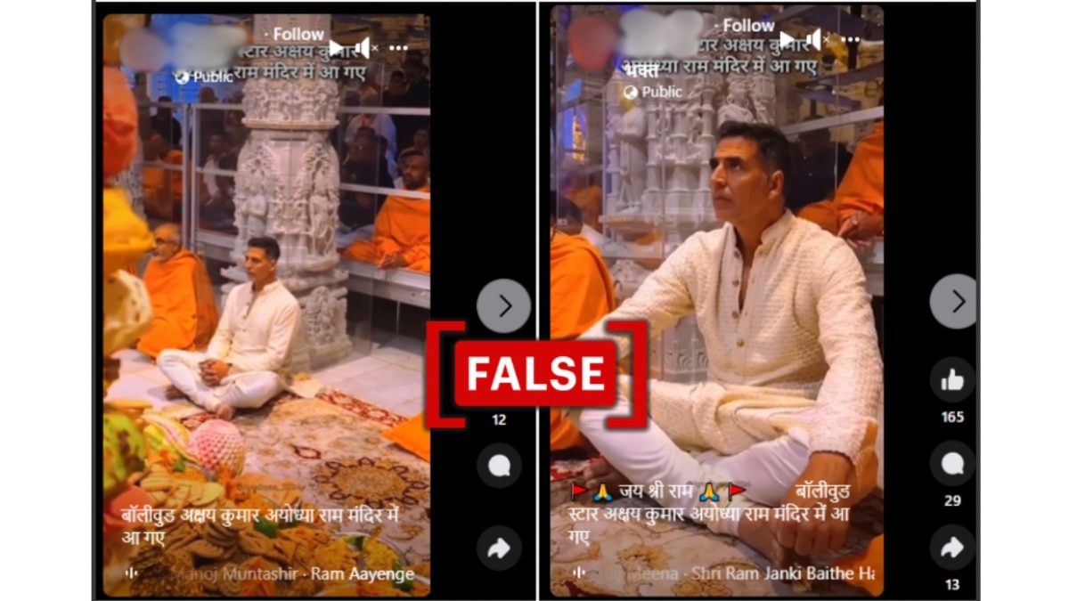 Fact Check: Old Akshay Kumar Video Wrongly Linked To Ayodhya Ram Mandir Consecration