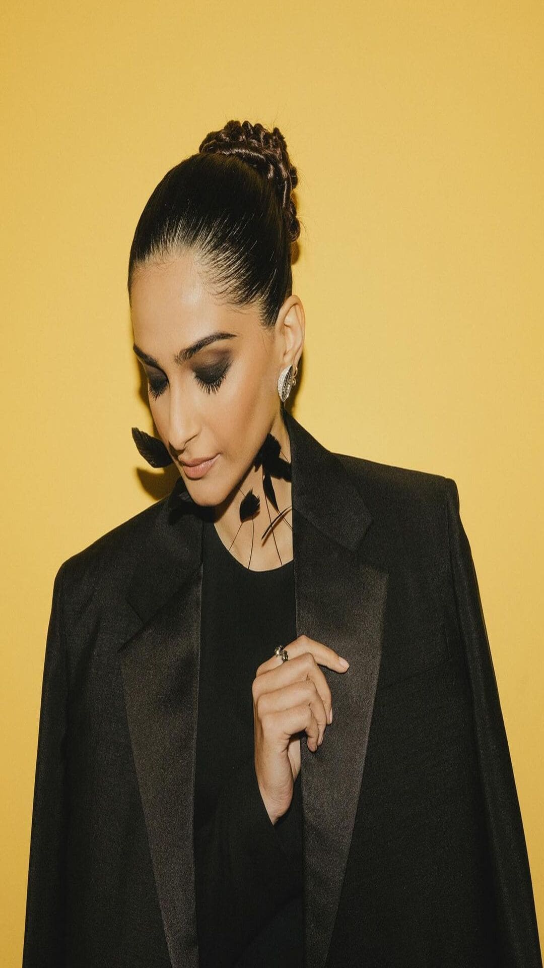 Sonam Kapoor Makes A Style Statement In Black