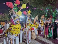 மதுரை கம்பூர் கிராமத்தில் நடந்த புரவி எடுப்பு திருவிழா!