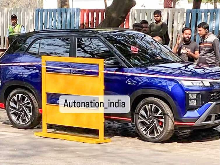 Hyundai Creta N Line spied will get two new colours and could get 18-inch alloys Hyundai Creta N Line: வருகிறது ஹுண்டாய் கிரேட்டா என் லைன் மாடல் - புதிய அம்சங்கள் என்ன?