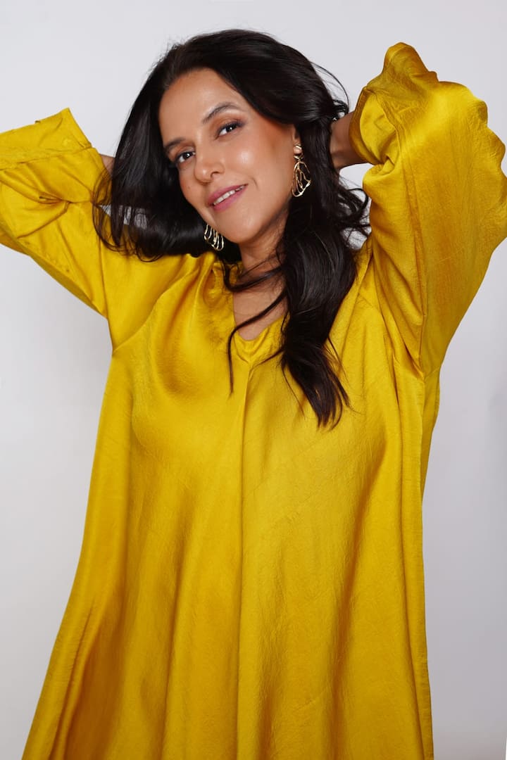 She accessorised her outfit with quirky earrings and also wore a ring on her finger. (Image Source: Special Arrangement)