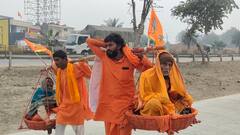 कलयुग के 'श्रवण कुमार', बिहार से कंधे पर बैठाकर माता-पिता को लाए अयोध्या, कराया रामलला के दर्शन