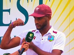 మిమ్మల్ని కొట్టడానికి  ఈ కండలు సరిపోతాయా..? ఆస్ట్రేలియాకు విండీస్‌ కెప్టెన్ స్ట్రాంగ్ కౌంటర్