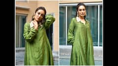 Surbhi Jyoti Spreads Her Charm In Green Co-Ord Set And Jhumkas, SEE PICS