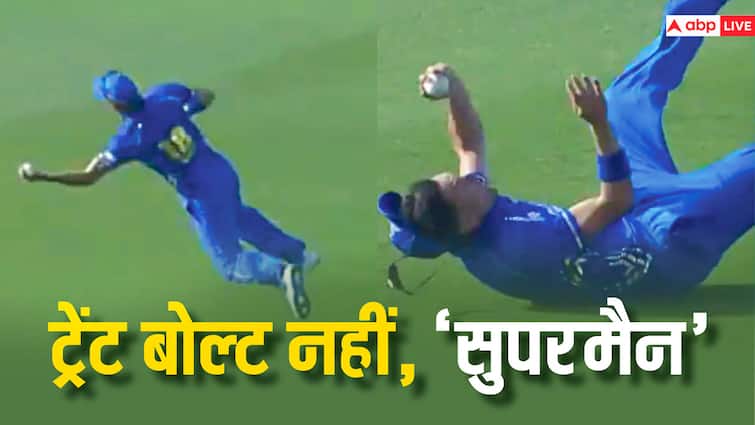 इसे शब्दों में बयां नहीं किया जा सकता, ट्रेंट बोल्ट ने इतना खूबसूरत कैच पकड़ा कि पहली बार देखा गया.