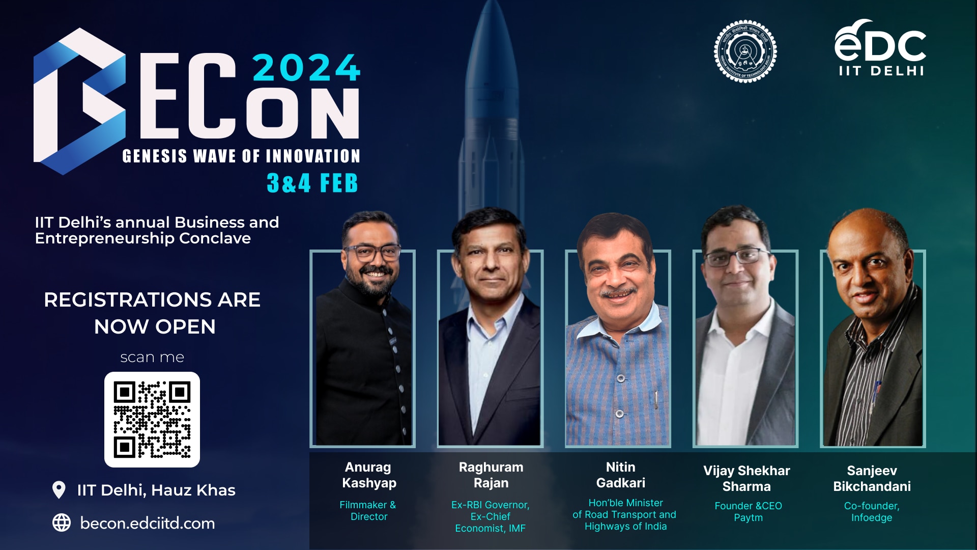 BECon'24: Delhi IIT All Set For Annual Event, To Host Gadkari, Kiran Bedi, Anurag Kashyap Among Others