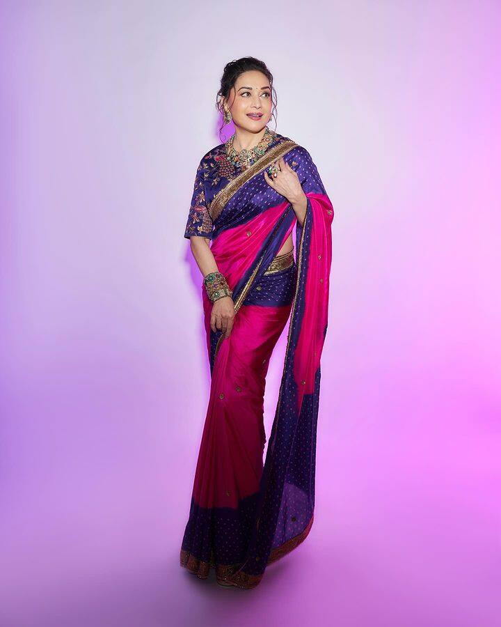 बेटा , खलनायक,  हम आप के है कौन,दिल तो पागल है या माधुरीच्या चित्रपटांना प्रेक्षकांची विशेष पसंती मिळाली. (pc: madhuridixitnene/ig)