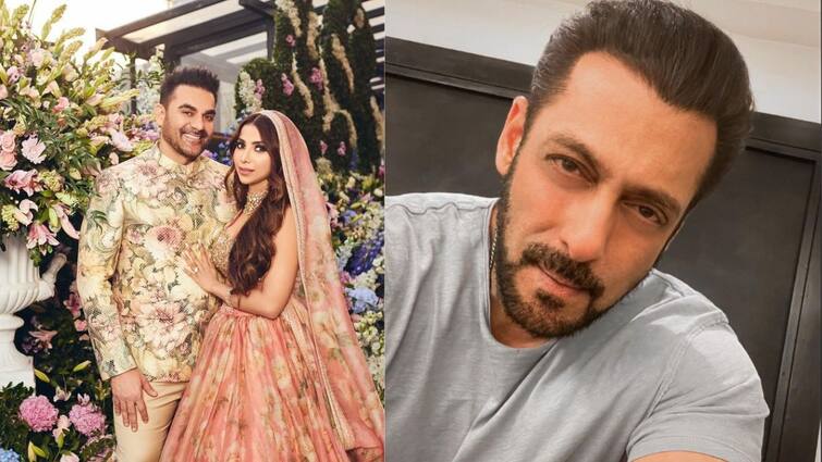 Salman Khan reaction on Arbaaz Khan Second Wedding with shura khan said his brother never listen to any one Marathi News Salman Khan on Arbaaz Khan Second Wedding : 'तो कोणाचे ऐकत नाही', अरबाज खानच्या दुसऱ्या विवाहाबाबत सलमानने व्यक्त केली प्रतिक्रिया