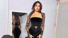 Janhvi Kapoor Gives Vintage Vibe In Black Dress For Filmfare Awards; See Pics