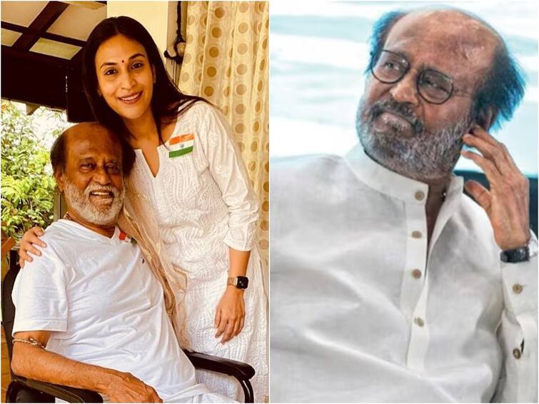 Rajinikanth Defends His Daughter Aishwarya Cover Her Comments on Sanghi Word Rajinikanth: 'సంఘీ' చెడ్డ పదమని నా కూతురు అనలేదు - ఐశ్వర్యను సమర్థించిన రజనీ