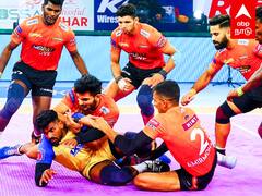 Tamil Thalaivas vs U Mumba : யு மும்பாவை ஊதித்தள்ளிய தமிழ் தலைவாஸ்.. புள்ளிப்பட்டியலில் முன்னேற்றம்!