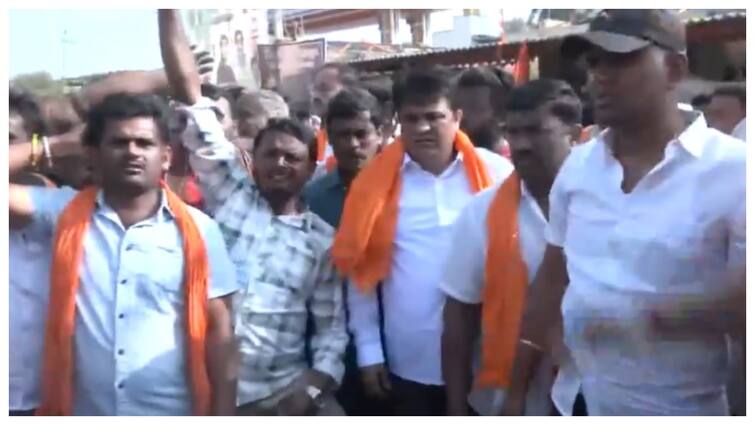 Karnataka: Hanuman Flag Removal Sparks Tension In Keragodu, Security Increased After BJP-JDS Protest Karnataka: BJP-JDS Protest Over Removal Of Hanuman Flag In Keragodu, Dy CM Says 'Let Them Do Politics'