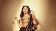 ‘पंजाबची कतरिना कैफ’ अभिनेत्री शहनाज गिलचा साडीतला ग्लॅम लूक; फोटो चर्चेत!