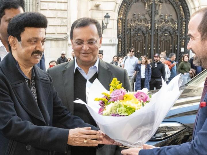 CM Stalin in Spain : தமிழ்நாட்டில் முதலீடுகளை ஈர்ப்பதற்காக அரசு முறை பயணமாக ஸ்பெயின் நாட்டின் மேட்ரிட்டிற்கு சென்றுள்ளார் முதல்வர் ஸ்டாலின்.