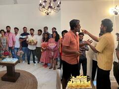 Blue Star Success Party : ப்ளூ ஸ்டார் திரைப்படத்தின் வெற்றியை கேக் வெட்டி கொண்டாடிய படக்குழு!