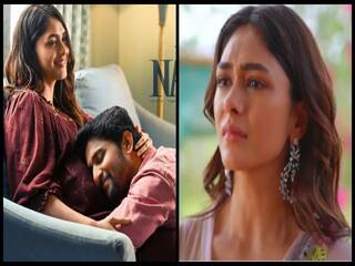 Mrunal Thakur gets emotional while acting in hi nanna movie scene Mrunal Thakur: இந்தப் படத்தில் நடிக்கும்போது தாய்மையின் வலி உணர்ந்தேன்: உணர்ச்சிவசப்பட்ட மிருணாள் தாக்கூர்!