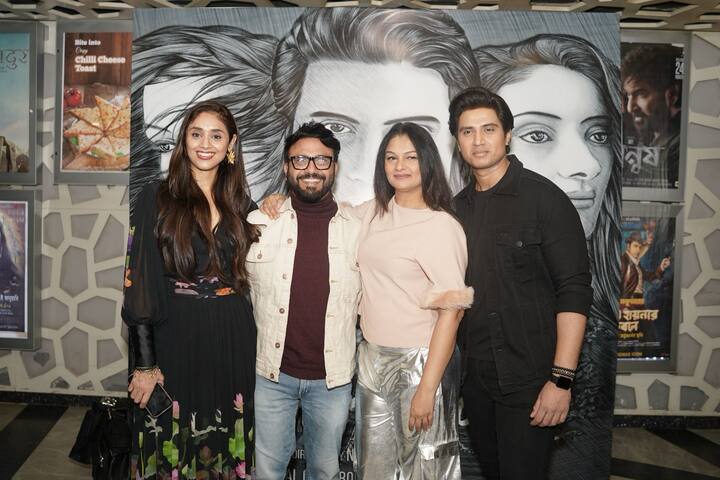 Shiv Panditt, Tejaswini Kolhapure, Pavleen Gujral and debut Director Nirnimesh Dube were seen at the screening. (Image Source: Special Arrangement)