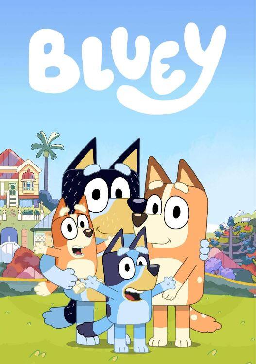 Disney+ Bluey is in the second place with 43.9 billion minutes  watched