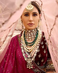 Nargis Fakhri: દુલ્હન બની નરગીસ ફખરી, બ્રાઈડન લુકમાં અભિનેત્રીની તસવીરોએ લગાવી આગ