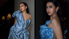 Tejasswi Prakash Maintains Her Charisma In A Metallic Blue Dress; PICS