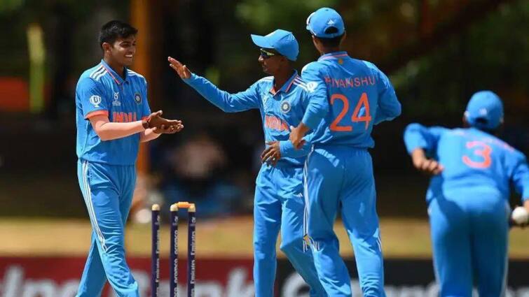 New Zealand U19 won toss against india u19 playing 11 Uday Saharan Musheer Khan U19 World Cup 2024 U19 World Cup 2024: न्यूजीलैंड ने टॉस जीतकर किया पहले बॉलिंग का फैसला, देखें टीम इंडिया की प्लेइंग इलेवन