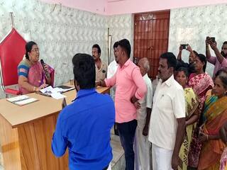 நகர் மன்ற தலைவரை முற்றுகையிட்டு பொதுமக்கள் வாக்குவாதம் - பெரியகுளத்தில் பரபரப்பு