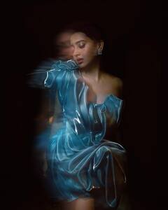 Tejasswi Prakash Maintains Her Charisma In A Metallic Blue Dress; PICS