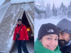 Suriya Jyotika Photos : ஆசை ஆசையாய் இருக்கிறதே இது போல் வாழ்ந்திடவே.. சூர்யா-ஜோவின் பின்லாந்து டைரீஸ்!