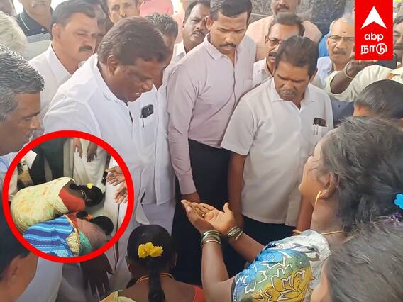 Minister Sivasankar :காலில் விழுந்த பெண்கள்... பதறிய அமைச்சர்! கண்ணீர்மல்க கோரிக்கை | Kilambakkam