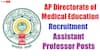 Asistant Professors: ఏపీ మెడికల్ కాలేజీల్లో  169 అసిస్టెంట్ ప్రొఫెసర్ - సూపర్ స్పెషాలిటీస్ పోస్టులు, వాక్‌ఇన్ ఎప్పుడంటే?