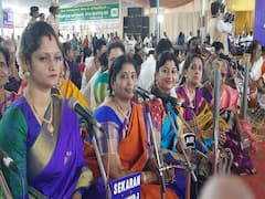 திருவையாறில் தியாகராஜ சுவாமிக்கு பஞ்சரத்ன கீர்த்தனை இசைத்து இசை அஞ்சலி