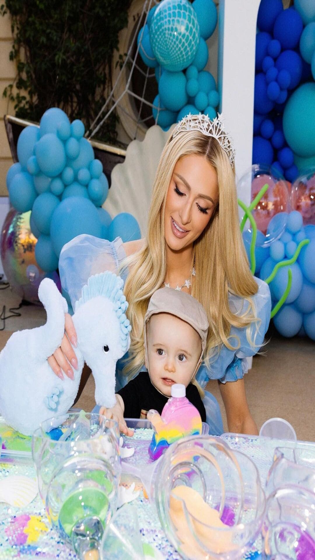 Paris Hilton Celebrates Son's First Birthday