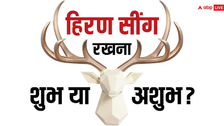 Vastu tips know deer horns keep and decoration at home is auspicious or inauspicious Vastu Tips: पीतल निर्मित हिरण सींग के शोपीस को घर पर रखना शुभ या अशुभ, जानिए क्या कहता है वास्तु शास्त्र