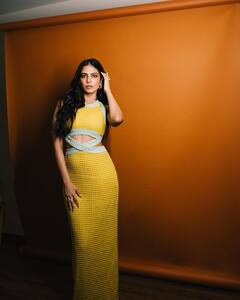 Malavika Mohanan Is Oozing Oomph In A Yellow Cut Out Pattern Dress; SEE PICS