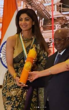 Shilpa Shetty: ਸ਼ਿਲਪਾ ਸ਼ੈੱਟੀ ਨੇ ਸਾੜੀ ਵਿੱਚ ਦਿਖਾਇਆ ਗਲੈਮਰਸ ਲੁੱਕ, ਅਵਾਰਡ ਸ਼ੋਅ ਵਿੱਚ ਇਸ ਤਰ੍ਹਾਂ ਮਚਾਈ ਤਬਾਹੀ